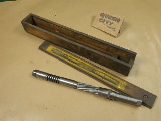 Vintage Lempco Adjustable Reamer W/wooden Case.  850 " -.  900 " 1930s 40s Kingpins