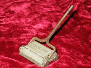 Vintage 1930s Sally Ann Kilgore Cast Iron Dollhouse Mini Vacuum Carpet Sweeper