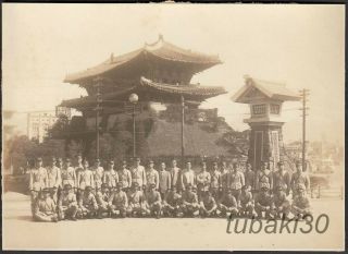 So14 Japan Students Field Trip Korea 1930s Photo Namdaemun Joseon Shrine Lantern