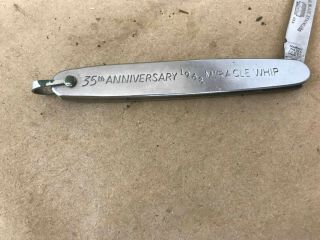 Knife Schrade Cut.  Co - Walden Ny Usa - " 1963 30th Anniversary Miracle Whip " Ex.