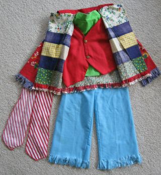 Vintage Clothes For Goldberger Ventriloquist Doll 30 " Emmett Kelly Pants Jacket