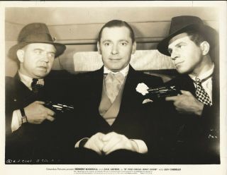 8 X10 1935 Movie Still Photo - Herbert Marshall In " If You Could Only Cook "
