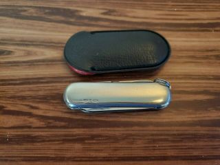 Victorinox Sterling Silver SD Classic pocket knife w/ case 007 2