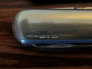 Victorinox Sterling Silver SD Classic pocket knife w/ case 007 3