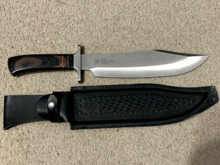 Smith & Wesson 16 " Texas Ranger Bowie Knife With Leather Sheath