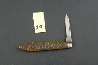 York Knife Co. ,  Walden,  Ny Teardrop Jack Bone Pocket Knife (29