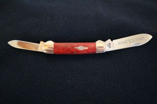 Vintage Case Xx 62131 Ss Canoe Knife - Red Bone