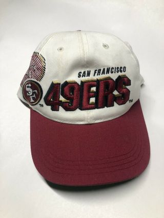 Vintage San Francisco 49ers Snapback Hat By Sports Specialties Cap Shadow 90s
