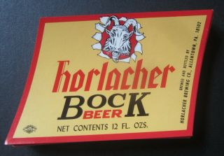 Of 100 Old Vintage - Horlacher Bock Beer Labels - Allentown Pa.