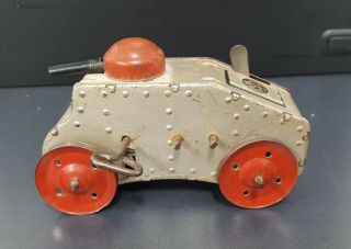 Vintage Marx Tin Wind Up Tank Toy Marx 1930 