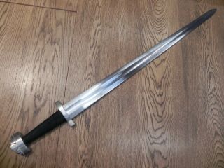 Viking Sword With Cord Wrapped Grip For Repair,  Project