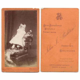 Cdv Victorian Child Carte De Visite By Rishton Of Haslingden