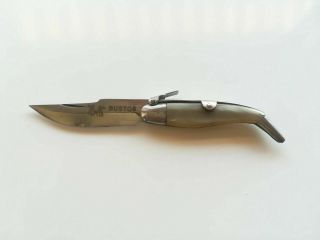 Navaja Type Bustos Vintage Small Pocket Folding Knife Wh Bone Handle Lock Blade
