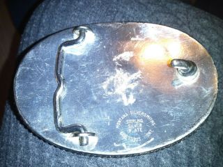 Montana Silver Smith Letter G Sterling Silver Plated Belt Buckle 3