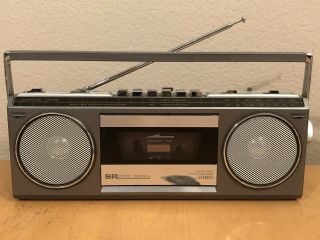 Vintage Mini Boombox Radio Cassette 1980s