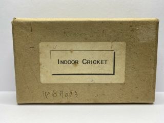 Retro & Unique Wooden Indoor Cricket Game With Instructions Very Cool