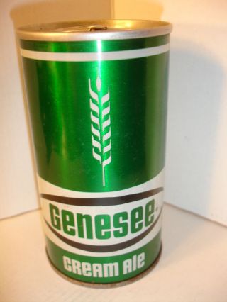 Old Vtg Antique Collectible Ale Can Genesee Cream Ale York Tab Intact 12 Oz