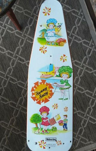 Vintage Wolverine Sunny Suzy Ironing Board 28 Child Size Great Graphics