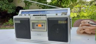 Vintage Sony Cfs - 43 Boombox Blaster,  Cassette,  Am/fm: And