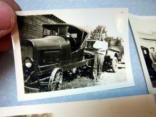 vintage 1920 ' s set of 3 photos Ford Dealer 1920 ' s Vernonia Oregon Cars 3