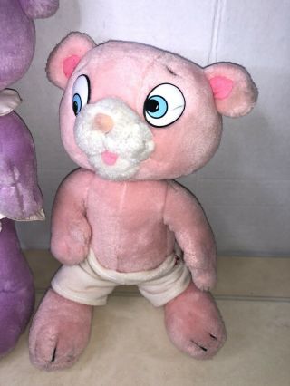 Vintage 1984 Mighty Star Pink Panther and Sons Panky & Pinky Plush Dolls 3