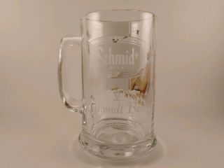 Vintage SCHMIDT BEER Glass Mug Wildlife Collector Series Ring - neck Pheasants V 3
