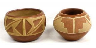 2 Native American San Juan Pottery Bowls