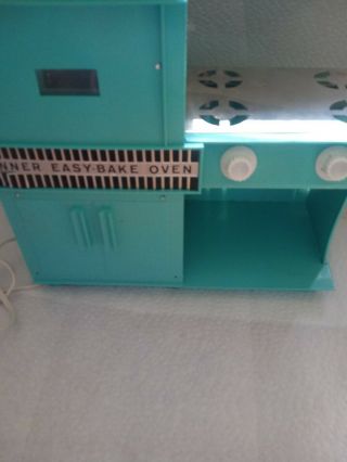 Vintage 1960s Kenner Easy Bake Oven Turquoise