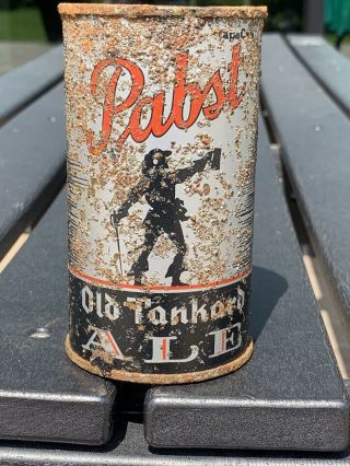 Pabst Old Tankard Ale Flat Top Beer Can O/i Peoria Heights,  Il 39 - 12 - 1 - Ot.