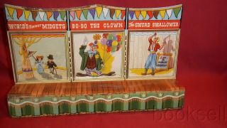 And Vintage 1950s Marx Circus Tin Litho Midway Sideshow