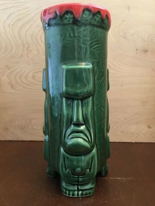 Green Moai Tiki Mug By Tiki Farm