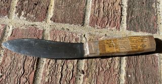 Vintage J Russell Co Green River Skinning Butcher Knife 5.  5 " Blade W Label