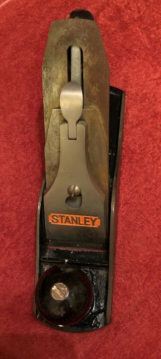 Vintage Stanley Bailey No.  4 With Smooth Bottom Wood Plane.  USA 2