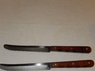 Vintage Case XX M 254 Miracl - Edge Serrated Steak Knife 4 - 1/2 