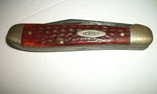 Vintage Case Xx Red Bone Pocket Knife,  Two Blades