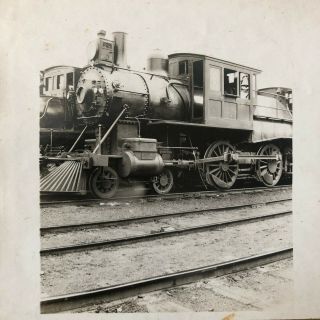 Vintage Photo Stereoview Early 20th Cent.  Steam Locomotive 6.  5 X 3.  5