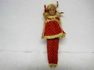 Vintage 1963 Mattel Barbie Skipper 9 " Doll W/1963 Skipper Dress Fast