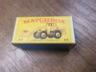 Matchbox Series A Lesney Product Hatra Tractor Shovel 69 69 W/box
