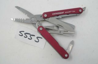 Modern Red Leatherman Squirt Es4 Electrician Wire Stripper Multi - Tool Knife