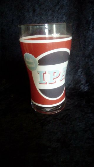 Crate & Barrel I P A Beer Glass 20oz Made In Poland 6 1/4 "