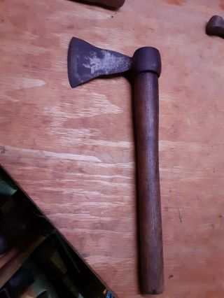Antique Hand Forged Tomahawk / War Axe - Vintage / Early Blacksmith Made Weapon