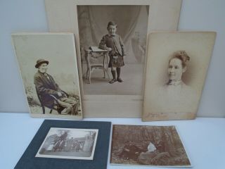 5 Vintage Photographs (early 20th Century) A