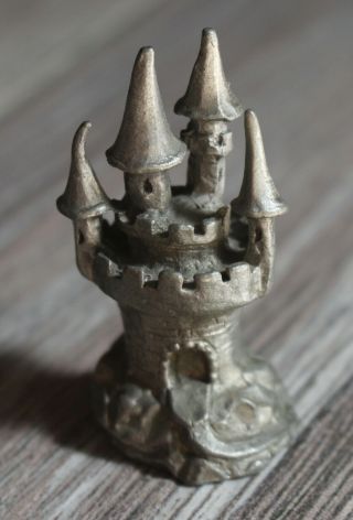 Vintage Gallo Pewter Castle Statue D&d Fantasy Magic Mythical Miniature Figurine