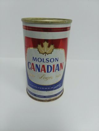 VINTAGE MOLSON`S CANADIAN_ Montreal_PULL TAB_ STEEL BEER CAN 3