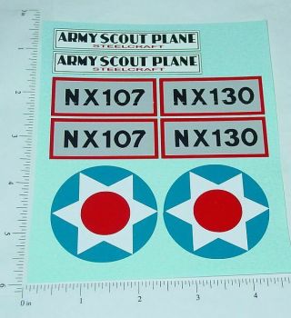 Steelcraft Army Scout Plane Sticker Set Sc - 001