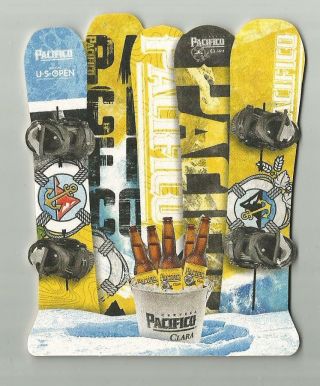 14 Pacifico Win A Trip To The Us Open Beer Coasters Snowboarding Theme