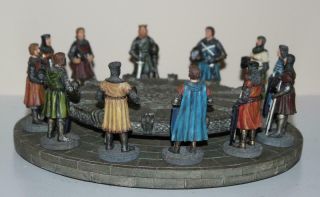 12pc Medieval King Arthur and the Knights of the Round Table by Sculptures UK 2
