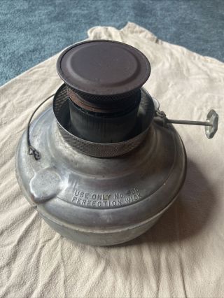 Vintage Perfection Kerosene Heater Fuel Tank & Burner No.  500 Leak