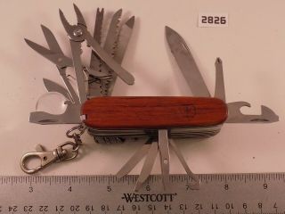 Victorinox Hardwood Swisschamp Swiss Army Knife
