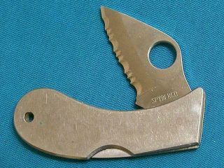 Spyderco Gen1 Seki Japan Co - Pilot Lockback Folding Knife Knives Pocket Old Clasp